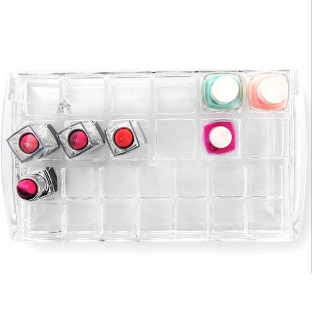 BINO 26‑Slot Clear Acrylic Organizer